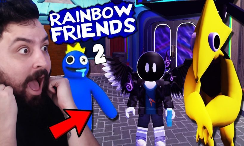 JOGANDO o NOVO RAINBOW FRIENDS 2 FINALMENTE !! (FINAL RUIM) - Roblox Rainbow Friends 2
