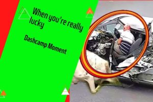 Lucky people in the world[ ]Near death experience caught