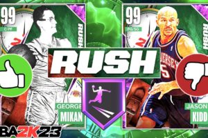 NEW DARK MATTER RUSH CARDS IN NBA 2K23 MyTEAM! WHICH PLAYERS ARE WORTH USING?