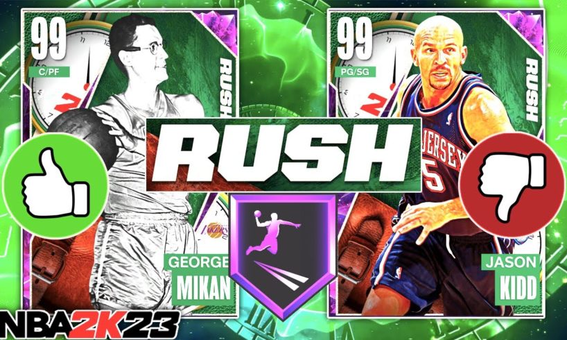 NEW DARK MATTER RUSH CARDS IN NBA 2K23 MyTEAM! WHICH PLAYERS ARE WORTH USING?