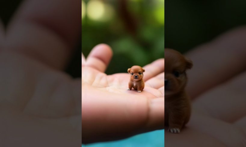 World's smallest puppies 🐶🥰 #shorts #cute #puppies #viral