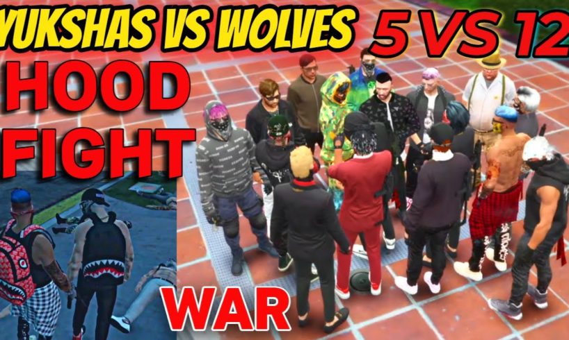 YUKSHAS VS WOLVES ( HOOD FIGHT ) | YUKSHAS WAR | GTA 5 VLT ROLEPLAY (GTA V RP) VLT ROLEPLAY