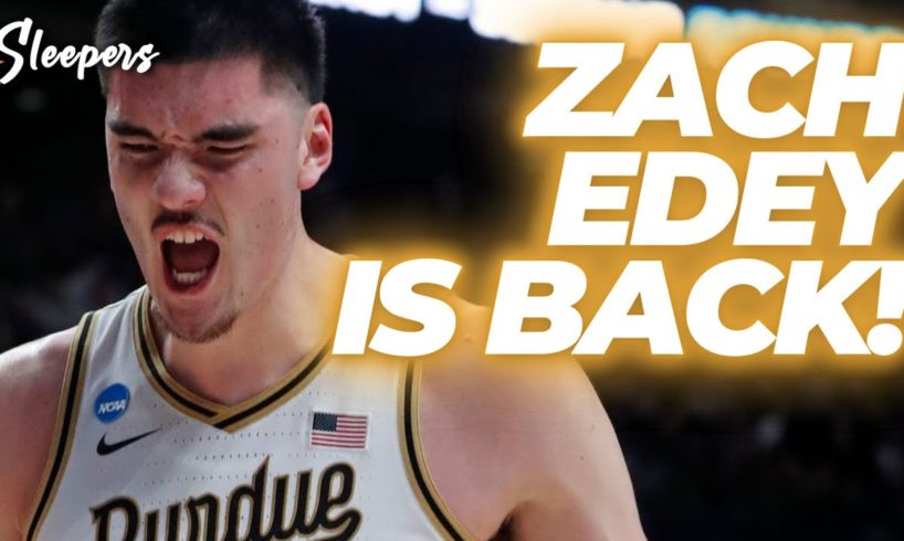 Zach Edey is back for Purdue! Why are people down-playing this? The Boilermakers are awesome.