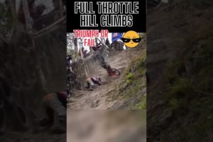 🏍️Full Throttle Hill Climbs: Extreme Motorbike Mania! 🌄 | Unforgettable Triumphs & Fails 😱 #shorts