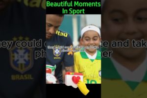 Beautiful Moments of respect in sports | #shorts #respect #sports  #moments #football #neymar