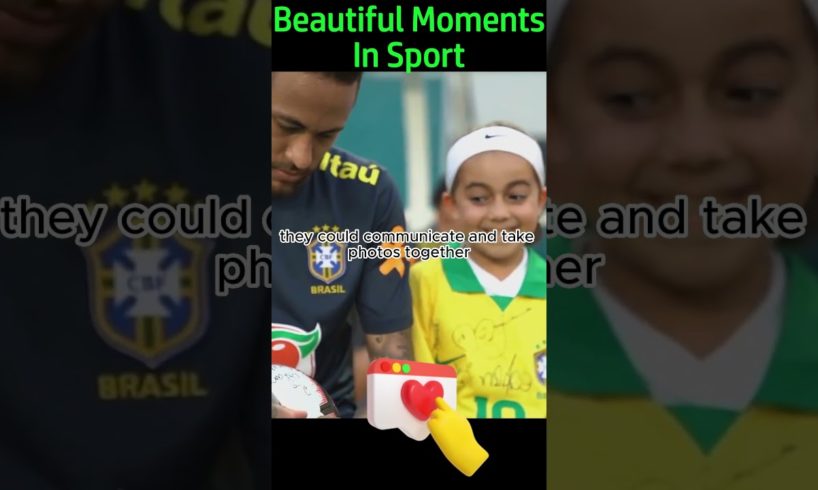 Beautiful Moments of respect in sports | #shorts #respect #sports  #moments #football #neymar