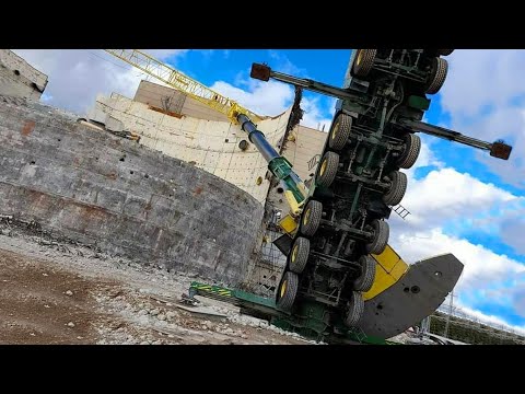Amazing Dangerous Idiots Crane Operator Skill - Biggest Crane Fails Heavy Equipment Machines Working