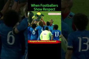 Beautiful Moments Of Respect in sports #shorts #moments #football #neymar #brasil  #respect