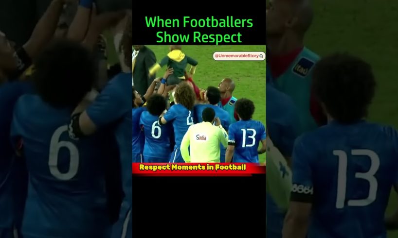 Beautiful Moments Of Respect in sports #shorts #moments #football #neymar #brasil #respect