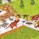 Dinosaurs vs Animals Stairs Tournament of All Units Who Can Survive? Animal Revolt Battle Simulator