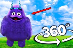 Grimace Shake Finding Challenge But It's 360 degree video