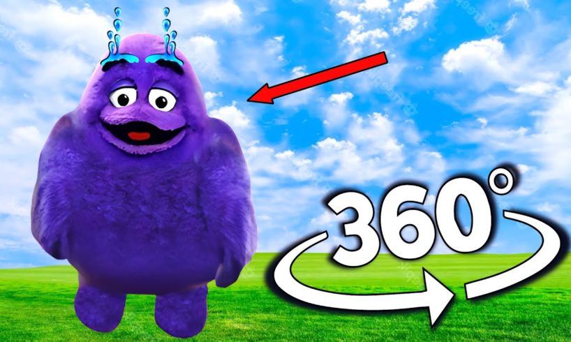 Grimace Shake Finding Challenge But It's 360 degree video