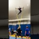 Gymnast Flips Between Two Poles Before Trust Fall | People Are Awesome #shorts #gymnast