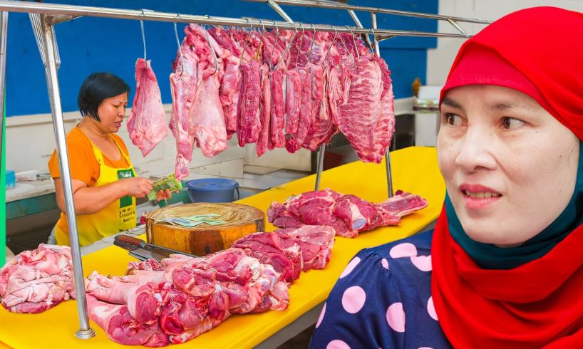 How Muslims Survive in the Land Of Pork!! Halal Viet Street Food!!