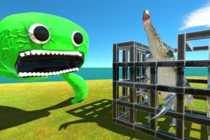 Jumbo Josh Rescues Dinosaurs On Coconut Island - Animal Revolt Battle Simulator