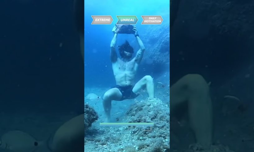 Lifting Weights Underwater & More | Extreme Workouts | People Are Awesome #shorts