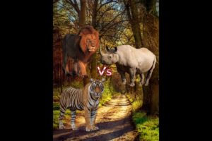 Lion Tiger Vs All Animal Fight Part 1 lion video lion song willd animals #shorts #viral #short