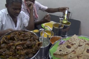 Mutton Bati (50 rs ) & Chapati (15 rs ) | Dinner Menu in Chennai Opposite Railway Parcel Office