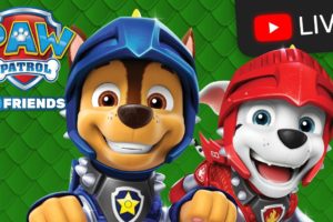 🔴 PAW Patrol Rescue Knights, Sea Patrol, and More Episodes! - Cartoons for Kids Live Stream