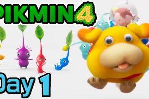 Pikmin 4 - Rescue Dog Oatchi & Character Creator - DAY 1 - Nintendo Gameplay Walkthrough Part 1