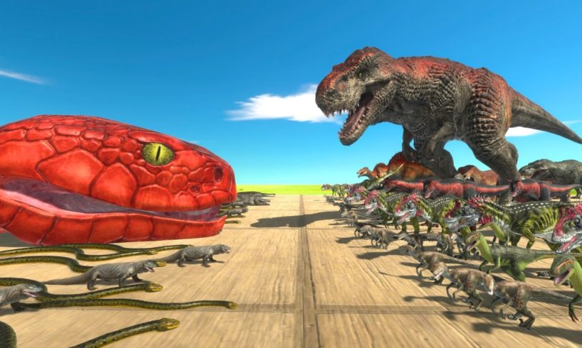 Reptiles Revolt - Defeat the Dinosaur King | Animal Revolt Battle Simulator