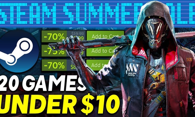 STEAM SUMMER SALE 2023 - 20 AWESOME PC GAME DEALS UNDER $10!