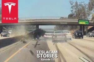 TESLA AUTOPILOT VS IDIOTS IN CARS - 15 CRASHES, FAILS & SAVES | TESLACAM STORIES #72