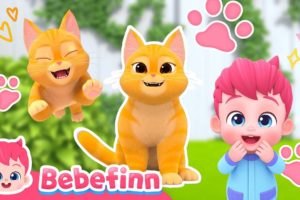 The Cat Song 😻 I'm A Ginger Cat Boo! Meow | Bebefinn Sing Along2 | Nursery Rhymes For Kids