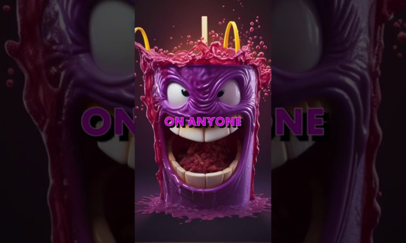 this is why you should never try the grimace shake from McDonald’s full video on my TikTok. #Shorts