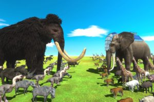 Animal Epic Battle - Prehistoric Mammals VS Modern Mammals | Animal Revolt Battle Simulator