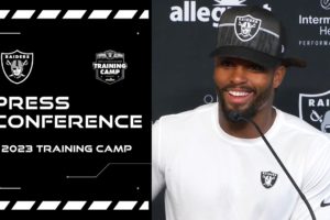 Coach McMahon, Carter, Abdullah, Masterson & Nichols Presser - 8.1.23 | Raiders | NFL