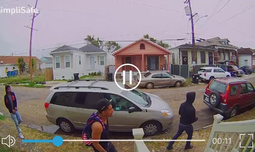 FULL VIDEO: Doorbell camera captures shootout in New Orleans