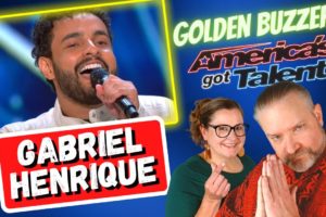 First Time Reaction to Gabriel Henrique's Golden Buzzer Performance on AGT