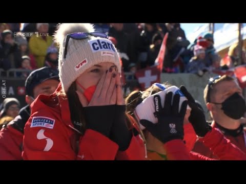 HORROR Crash of Cornelia Hütter | Ski Weltcup Crans Montana