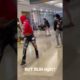 Hood fight at the airport Keeping up with the internet