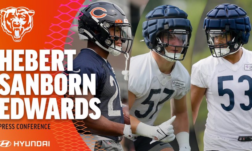 Khalil Herbert, Jack Sanborn, T.J. Edwards speak on being competitors | Chicago Bears