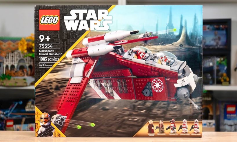 LEGO Star Wars 75354 CORUSCANT GUARD GUNSHIP Review! (2023)