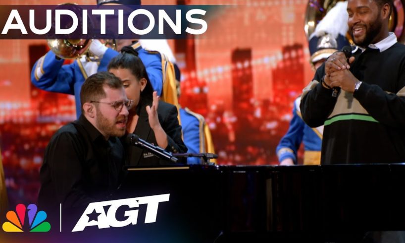 Nervous singer SHOCKS the crowd with one-of-a-kind audition | Auditions | AGT 2023