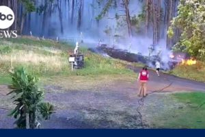 Security video appears to show what triggered deadly Maui fire l GMA