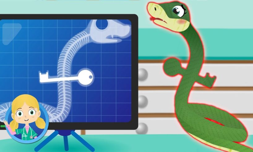 Something's Stuck In Sally The Snake! | Doctor Poppy's Pet Rescue | Cartoon Animals For Kids