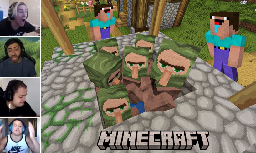 Streamers Rage While Playing Minecraft , Compilation (RAGE Compilation)
