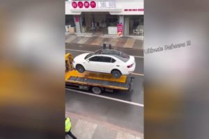 The Car Parked at The Wrong Place Was Towed