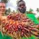 The Most UNIQUE West African Food!! SPIKY PALM NUT SOUP in Ivory Coast 🇨🇮