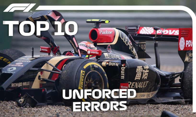 Top 10 Unforced Errors In F1