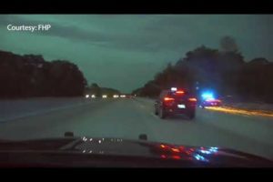 WATCH: Dash cam video of police chase in Florida