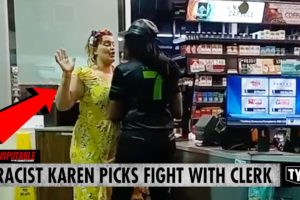 WATCH: Racist Karen Instantly Regrets Picking Fight With Store Clerk