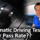 Why the automatic driving test has a lower pass rate in the UK