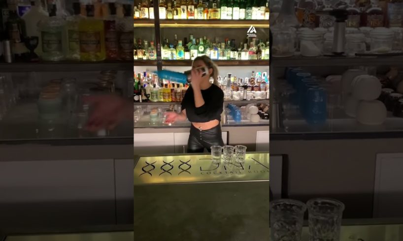 Woman Displays Incredible Bartending Tricks | People Are Awesome