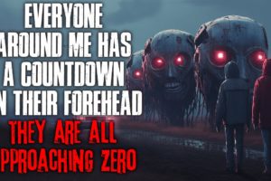 "Everyone Around Me Has A Countdown On Their Forehead, They Are All Approaching Zero" Creepypasta