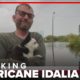 'It's never gotten this high before' | Bradenton resident and his animals ride out Hurricane Idalia